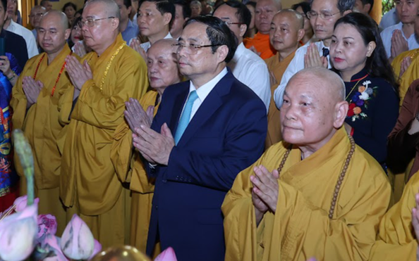 Thủ tướng Phạm Minh tỷ lệ kèo góc nhà cái chúc mừng Đại lễ Phật đản