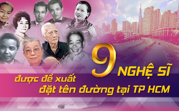 9 nghệ sĩ được đề xuất đặt tên đường: Bậc thầy sáng tạo