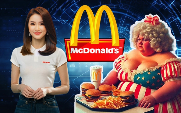 Phụ nữ Mỹ trong mắt tỷ lệ kèo nhà cái malaysia: Béo phì, chỉ ăn McDonald’s