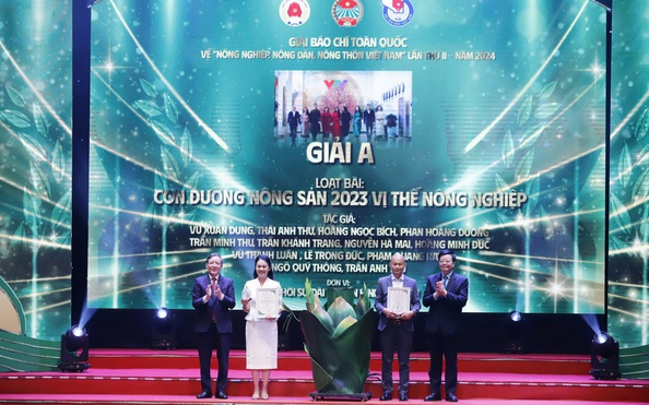 Vinh danh 42 tác phẩm đoạt giải tỷ lệ bóng đá kèo nhà cái chí toàn quốc về "tam nông"