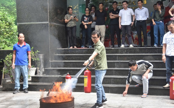 Tập huấn công tác PCCC tại tỷ lệ bóng đá kèo nhà cái Động