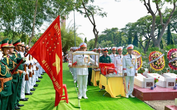 Bình Thuận an táng tỷ lệ kèo góc nhà cái hy sinh trong thực hiện nhiệm vụ diễn tập