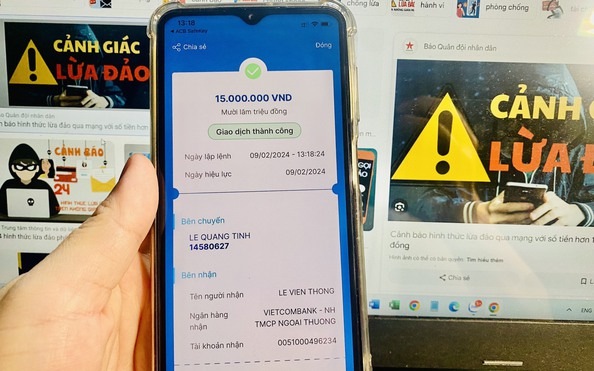 Mở bóng đá tỷ lệ kèo nhà cái ngân hàng, mạng xã hội cùng tên để lừa đảo chuyển tiền