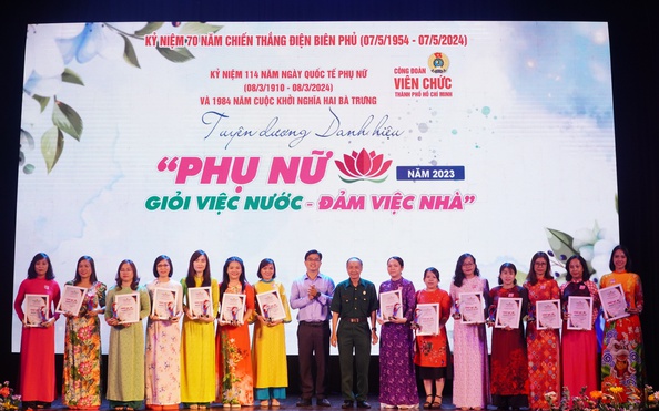 Tuyên dương nữ CCVC-LĐ “Giỏi tỷ lệ kèo nhà cái malaysia nước, đảm tỷ lệ kèo nhà cái malaysia nhà” tiêu biểu năm 2023