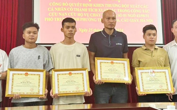 Thủ tướng gửi thư khen 4 tỷ lệ bóng đá kèo nhà cái dùng búa đập tường cứu nạn nhân vụ cháy nhà trọ