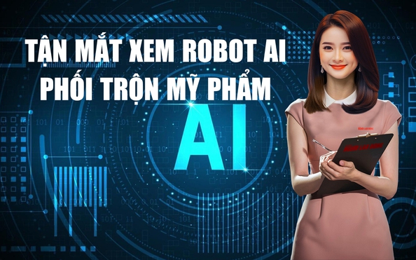 Tận mắt xem robot tỷ lệ cá cược kèo nhà cái phối trộn mỹ phẩm, tư vấn màu son