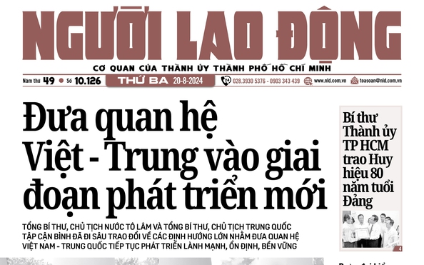 Thông tỷ lệ kèo góc nhà cái đáng chú ý trên báo in Người Lao Động ngày 20-8
