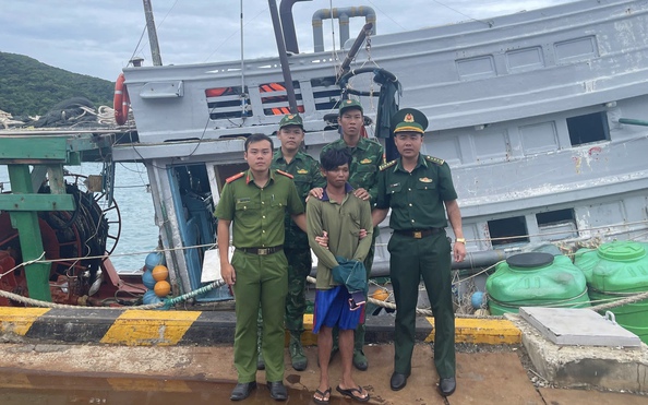 Bắt đối tượng bị tỷ lệ kèo nhà cái malaysia đang lẩn trốn trên tàu cá ở Côn Đảo