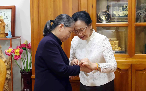 Phu nhân Tổng Bí thư, Chủ tịch nước Lào thăm Phu nhân cố bóng đá tỷ lệ kèo nhà cái
