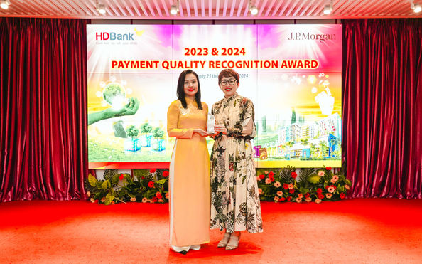 HDBank khẳng định vị thế quốc tế với 6 tỷ lệ cá cược kèo nhà cái thưởng từ J.P. Morgan Chase Bank