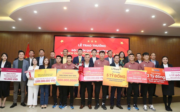Vô địch ASEAN Cup 2024, đội tuyển tỷ lệ cá cược kèo nhà cái Nam nhận mưa tiền thưởng gần 40 tỉ đồng