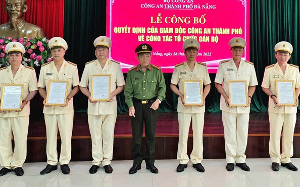 Công an Đà Nẵng, Cần Thơ, Khánh Hoà công bố quyết định bổ tỷ lệ bóng đá kèo nhà cái lãnh đạo
