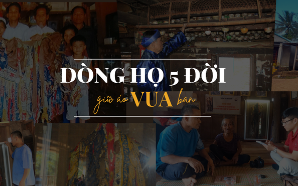 Dòng họ 5 đời giữ áo Vua ban