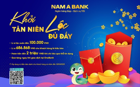 “Khởi Tân Niên – Lộc Đủ Đầy” cùng Nam A Bank