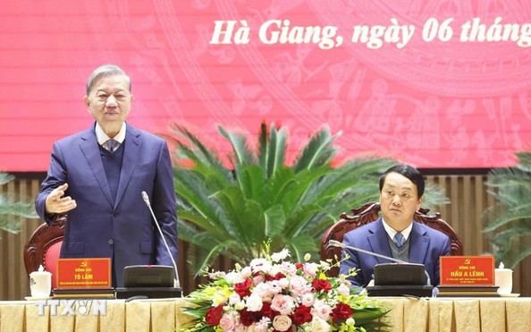 Tổng Bí thư Tô Lâm: Bảo vệ tỷ lệ kèo nhà cái 88 ninh biên giới gắn với bảo vệ văn hóa, phát triển kinh tế biên giới