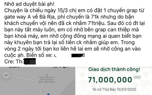 71 triệu đồng "từ trên trời rơi xuống" và lòng tham