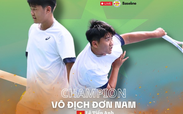 Lê Tiến Anh vô địch hai nội dung Quần tỷ lệ kèo nhà cái châu Á U14 2025