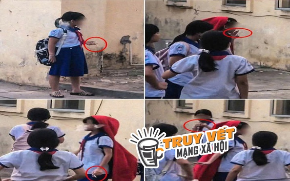 Thông tin bất ngờ vụ clip nhóm nữ sinh tiểu học hút thuốc lá