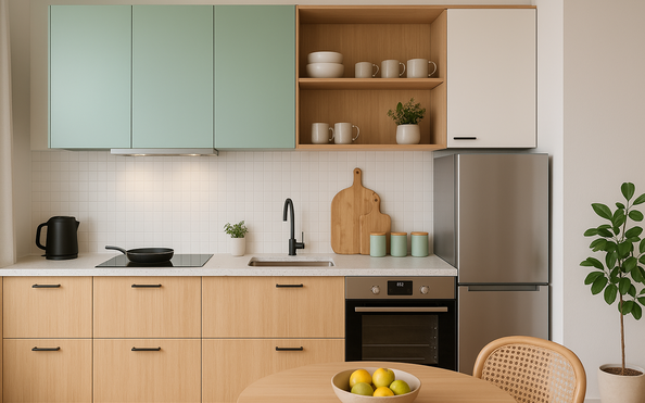 tỷ lệ cá cược kèo nhà cái gian bếp lý tưởng cho căn hộ chung cư