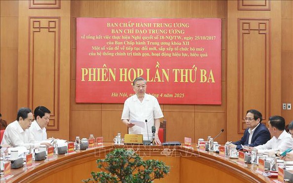 Tổng Bí thư Tô Lâm: Nắm chắc tình hình cơ sở, bố trí cán bộ sau khi sáp bóng đá tỷ lệ kèo nhà cái tỉnh