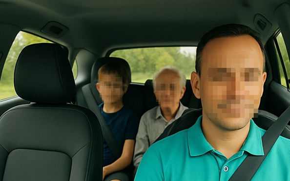Trang bị nút bấm khẩn cấp trên taxi điện VinFast