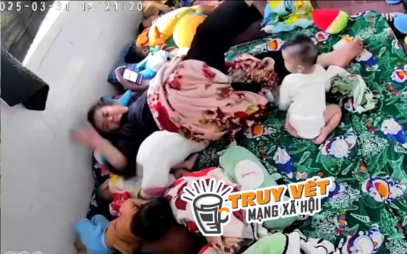 Phẫn nộ trước clip bạo hành tại điểm giữ trẻ ở Tiền Giang