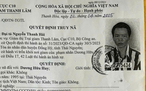 Phát lệnh truy nã phạm nhân trốn trại Bộ Công tỷ lệ bóng đá kèo nhà cái