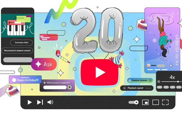 YouTube kỷ niệm tuổi 20 và những sự thật thú vị