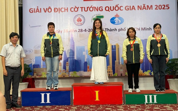 TP HCM nhất toàn đoàn Giải Vô địch cờ tướng quốc gia 2025