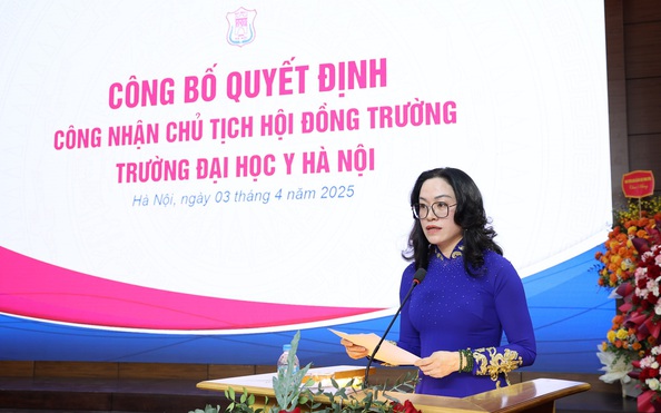 Trường Đại học Y Hà Nội có nữ Chủ tịch tỷ lệ bóng đá kèo nhà cái đồng