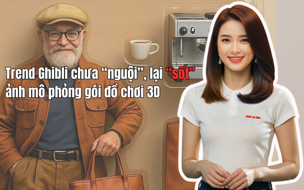 Trend Ghibli chưa “nguội”, lại “sốt” ảnh mô phỏng gói đồ chơi 3D
