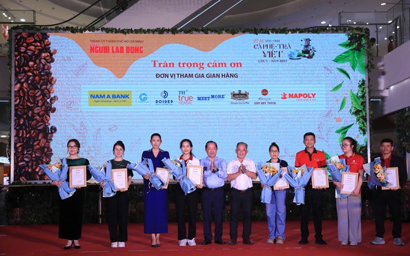 Tổng kết Chương trình "Tôn vinh cà phê, trà Việt" lần 3