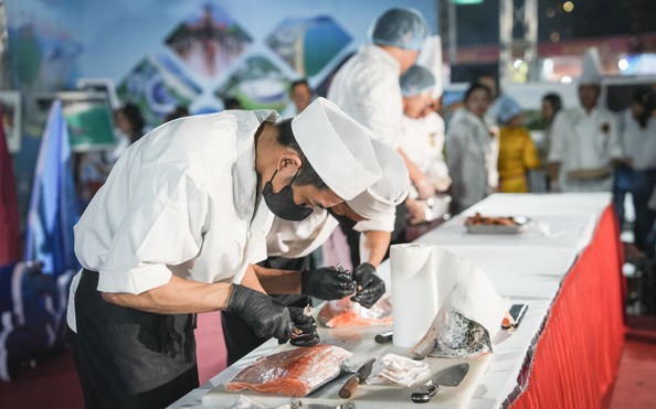 Hàng ngàn món ăn hội tụ tại Lễ hội Văn tỷ lệ kèo góc nhà cái Ẩm thực Bình Định 2025