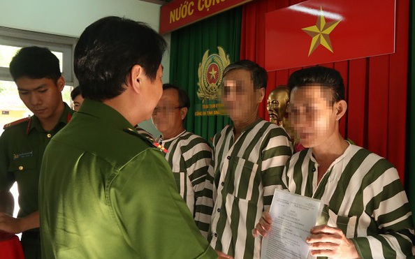 61 phạm nhân ở Bình Dương đón niềm vui trong dịp đặc biệt của đất nước