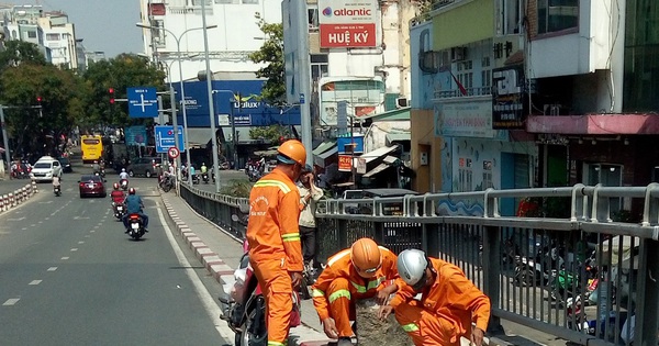 Đã sửa chữa lề cầu Calmette