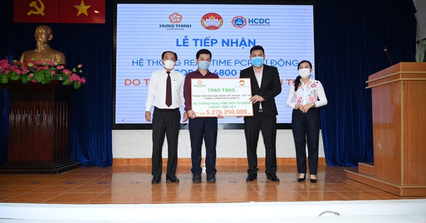 Tập đoàn Hưng Thịnh tặng máy xét nghiệm gần 5,3 tỉ đồng cho Trung tâm kiểm soát bệnh tật TP HCM Tập đoàn Hưng Thịnh tặng máy xét nghiệm gần 5,3 tỉ đồng cho Trung tâm kiểm soát bệnh tật TP HCM