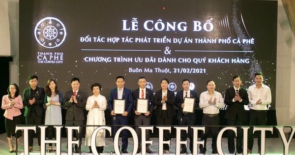 Dự án Thành phố cà phê thu hút các đối tác hàng đầu