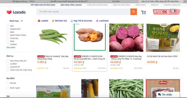 Shopee, Lazada, Tiki... cần thêm nhiều ưu đãi cho nhóm hàng thực phẩm, rau củ - Vimarsana News