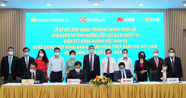 Vietnam Airlines ký hợp đồng vay ưu đãi 4.000 tỉ đồng với 3 ngân hàng - Vimarsana News