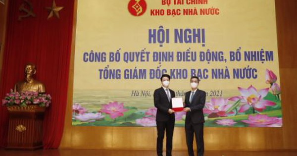 Kho bạc Nhà nước có tân Tổng giám đốc 38 tuổi