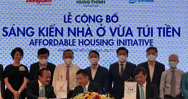 3 tập đoàn lớn cùng hợp tác phát triển sáng kiến nhà ở vừa túi tiền