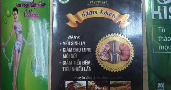 Hàng loạt sản phẩm hỗ trợ giảm cân, yếu sinh lý chứa chất cấm