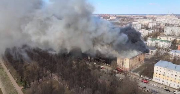 Fire at a Russian military facility, many casualties