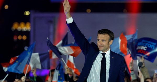 Emmanuel Macron re-elected French president