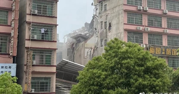 China: Building collapse, the number of casualties is being clarified