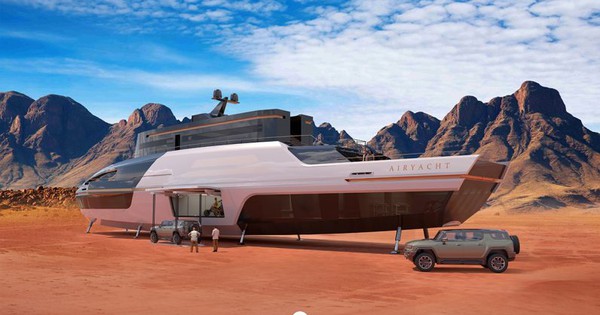 Flying yachts can be parked on… the desert