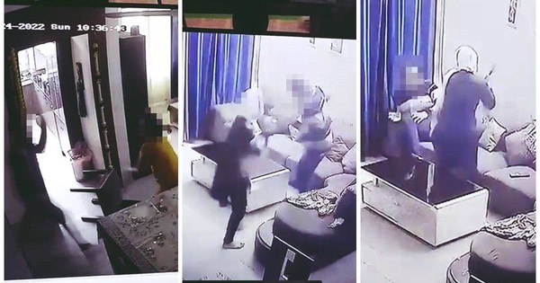 CLIP a principal in India was beaten by his wife, causing a storm on social networks