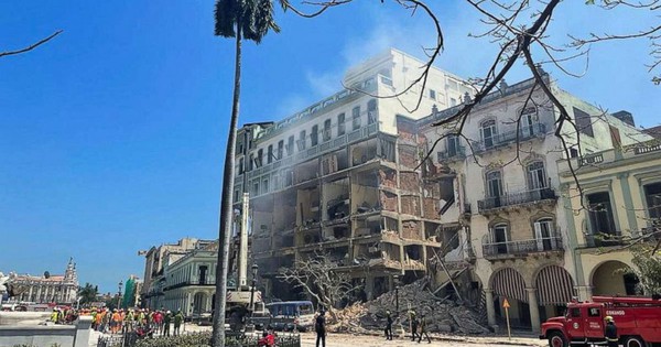 Cuba: Large explosion suspected of gas leak, nearly 100 casualties