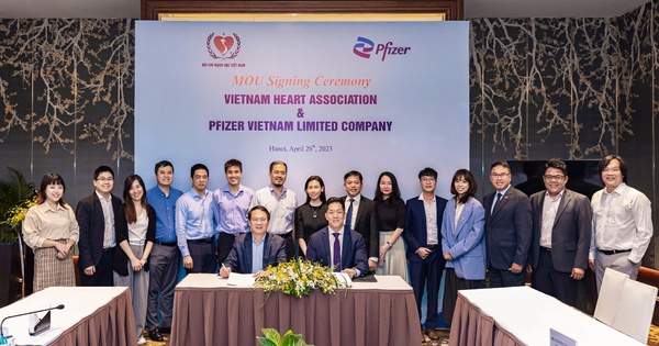 Pfizer Việt Nam ký kết hợp tác với Hội Tim mạch học Việt Nam