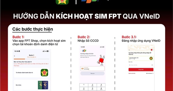 Nhà mạng đầu tiên hỗ trợ kích hoạt sim qua VNeID